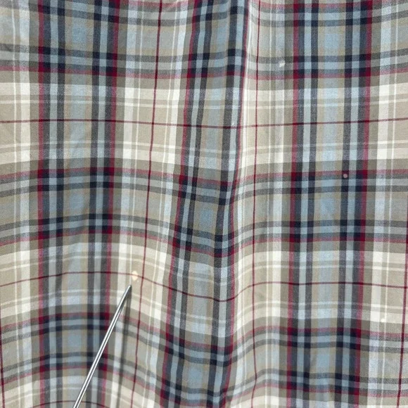 Y2K Vintage 05 Carhartt Men's Plaid Long Sleeve Button Down Shirt M S130PTN - Picture 4 of 12